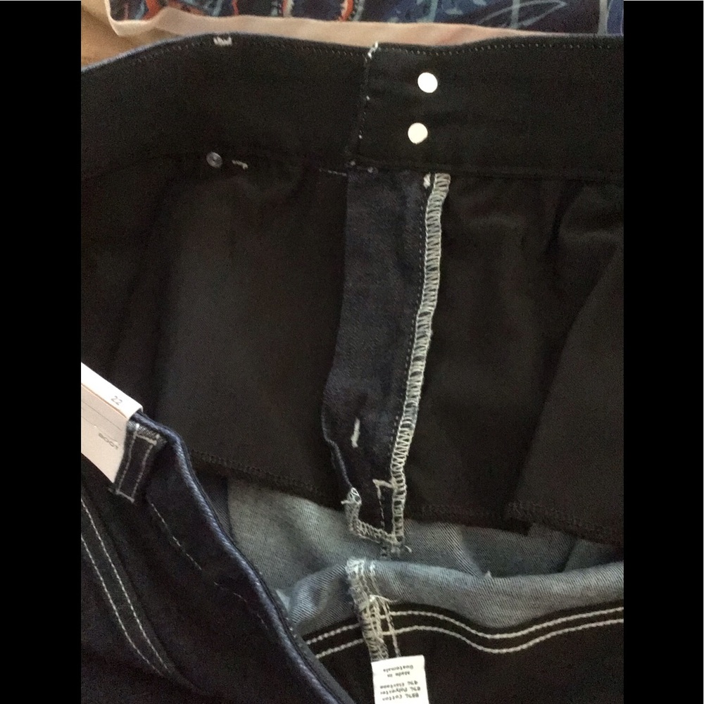 NWT Lane Bryant Tummy Panel HighRise Bootcut Jeans - Picture 6 of 9